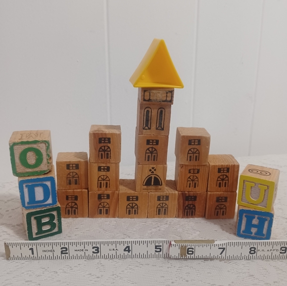 Vintage Wood Blocks - Picture 3 of 6